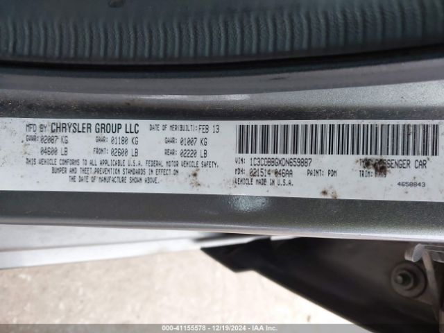 2013 CHRYSLER 200 1C3CCBBGXDN659887 Photo 8
