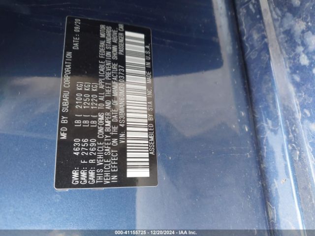 2021 SUBARU LEGACY 4S3BWAN60M3003737 Photo 8