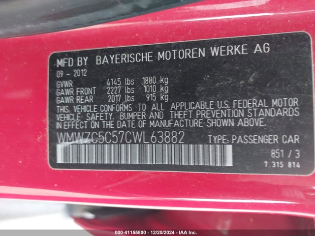 2012 MINI COOPER S COUNTRYMAN WMWZC5C57CWL63882 Photo 8