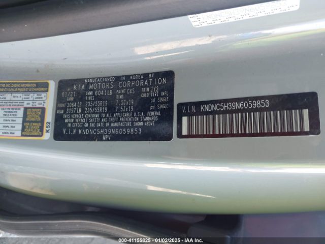 KNDNC5H39N6059853 KIA Carnival Mpv Ex
