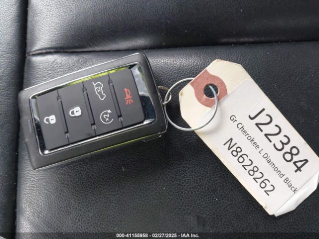 1C4RJKBG8N8628262 Jeep Grand Cherokee L Limited 4x4