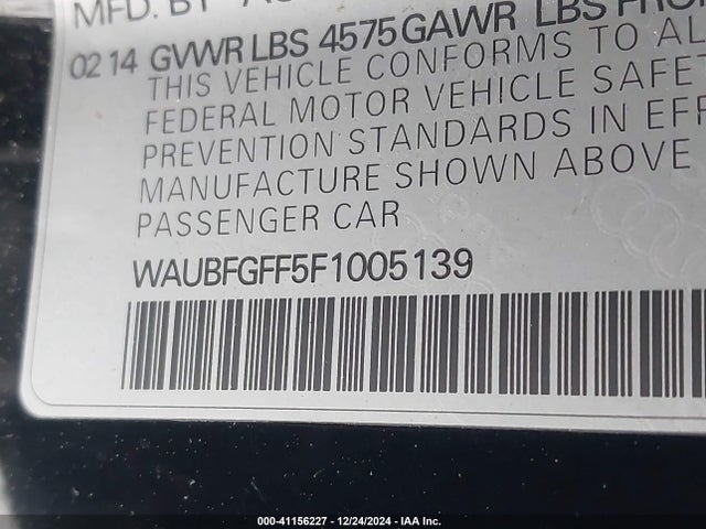 Audi A3 2.0t Premium 2015 WAUBFGFF5F1005139 Image 9