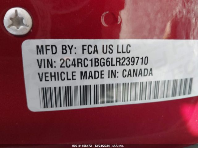 2020 CHRYSLER PACIFICA 2C4RC1BG6LR239710 Photo 8