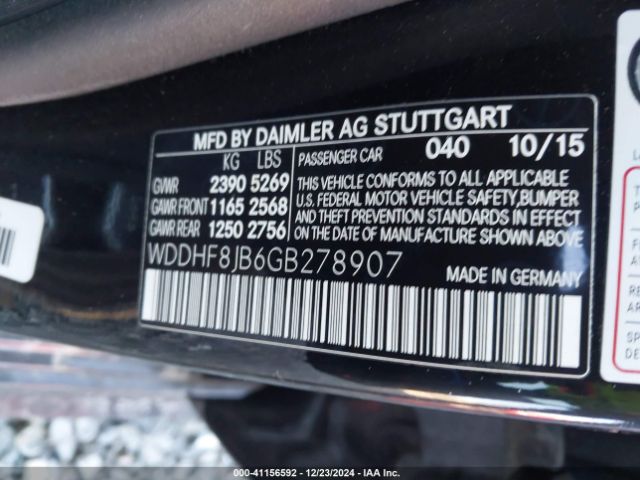 WDDHF8JB6GB278907 Mercedes-Benz E 350 4matic