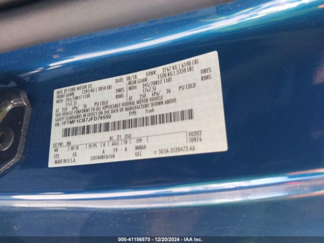 1FTMF1CB7JFD79550 Ford F-150 Xl