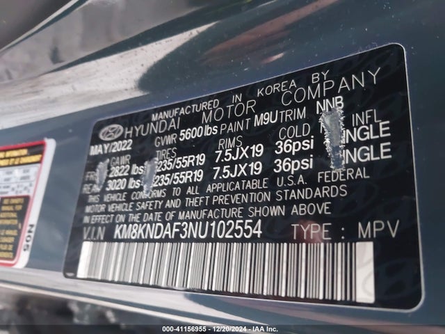 Hyundai Ioniq 5 Sel 2022 KM8KNDAF3NU102554 Image 9
