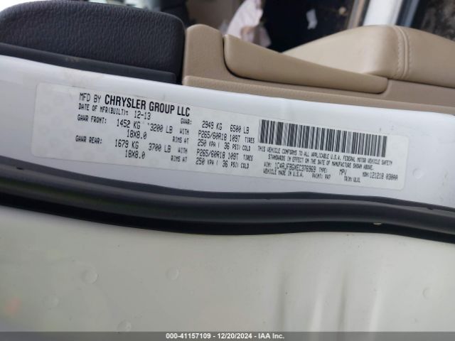 1C4RJFBGXEC376969 Jeep Grand Cherokee Limited