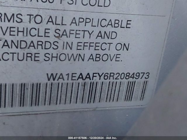 WA1EAAFY6R2084973 Audi Q5 Premium Plus 45 Tfsi S Line Quattro