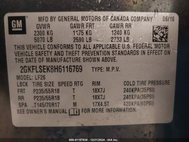 2GKFLSEK8H6116769 GMC Terrain Sle-1