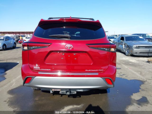 5TDKDRBHXPS001202 Toyota Highlander Platinum