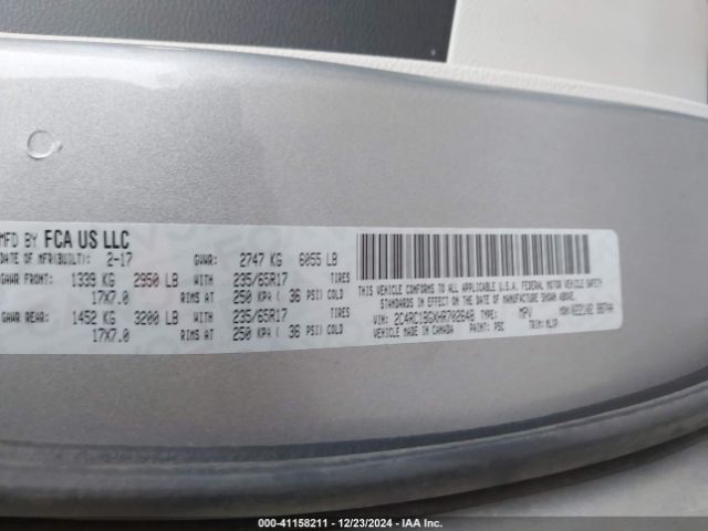 2C4RC1BGXHR702648 Chrysler Pacifica Touring-l