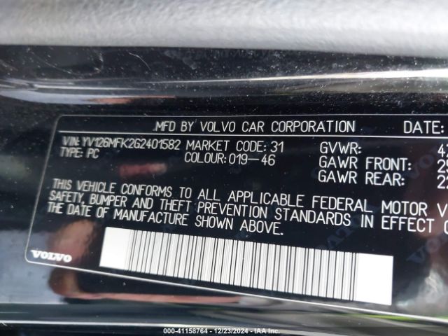 YV126MFK2G2401582 Volvo S60 T5 Drive-e Premier