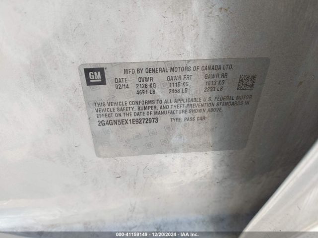 2G4GN5EX1E9272973 Buick Regal Turbo/e-assist Premium I