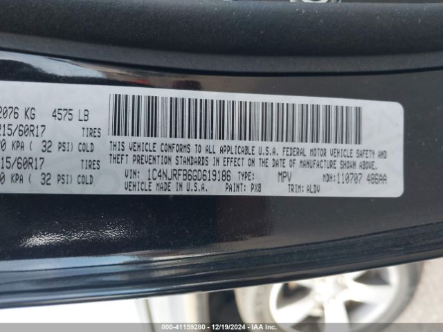 1C4NJRFB6GD619186 Jeep Patriot High Altitude Edition