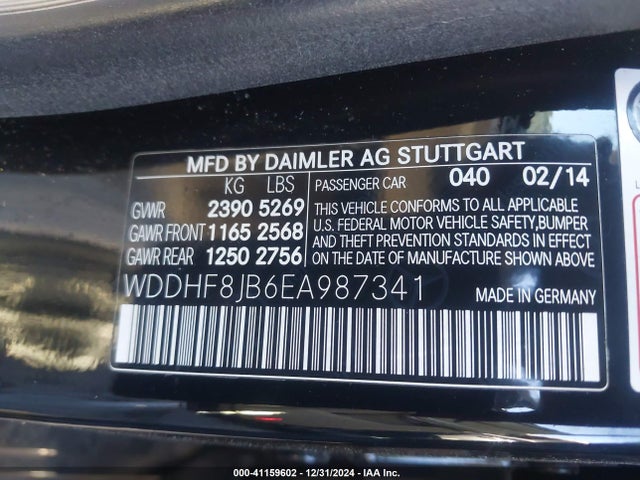 Mercedes-Benz E 350 4matic 2014 WDDHF8JB6EA987341 Image 9