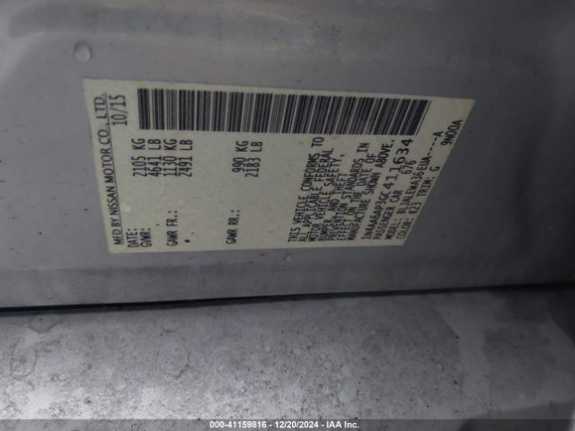 1N4AA6AP3GC411634 Nissan Maxima 3.5 Sl
