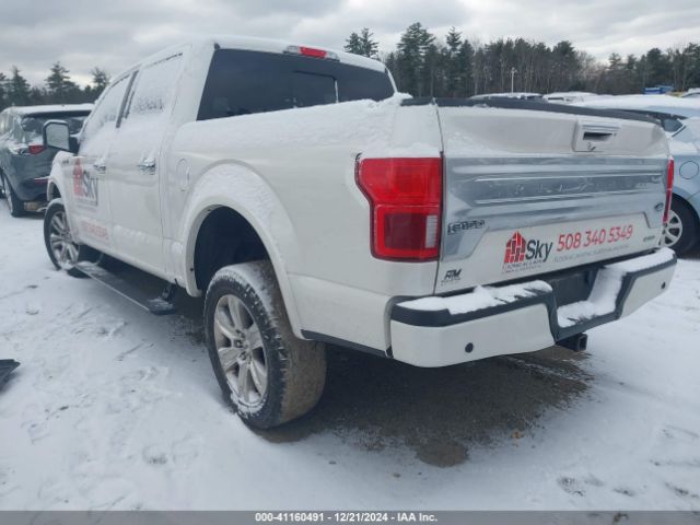 1FTEW1E49KFB74185 Ford F-150 Platinum