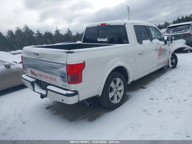 1FTEW1E49KFB74185 Ford F-150 Platinum
