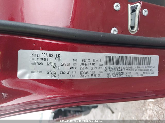 1C4PJLCX3KD241150 Jeep Cherokee Latitude Fwd