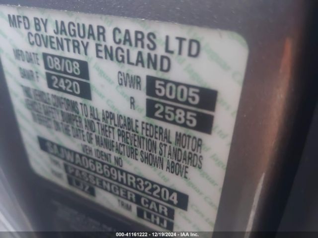 2009 JAGUAR XF SAJWA06B69HR32204 Photo 8