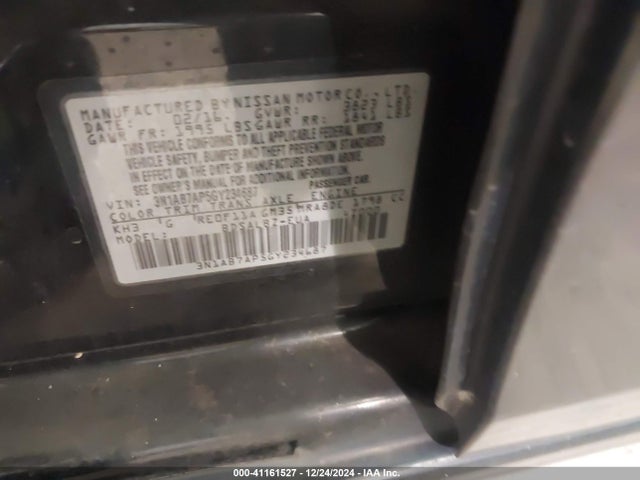 Nissan SENTRA S 2016 3N1AB7AP5GY234687 Image 9