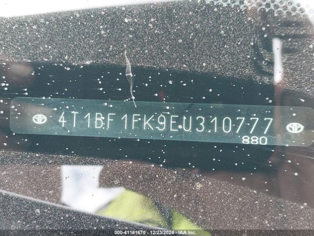 4T1BF1FK9EU310777 Toyota CAMRY SE