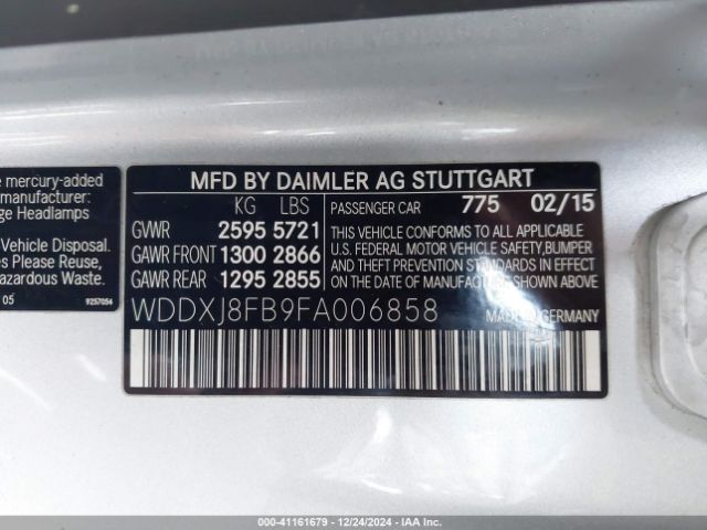 WDDXJ8FB9FA006858 Mercedes-Benz S 550 4matic