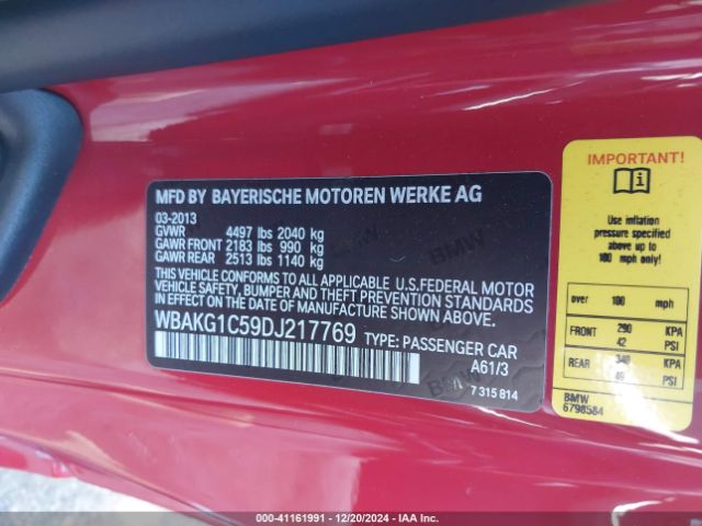 2013 BMW 335IS WBAKG1C59DJ217769 Photo 8
