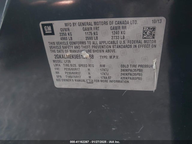 2GKALMEK9E6150768 GMC Terrain Sle-1