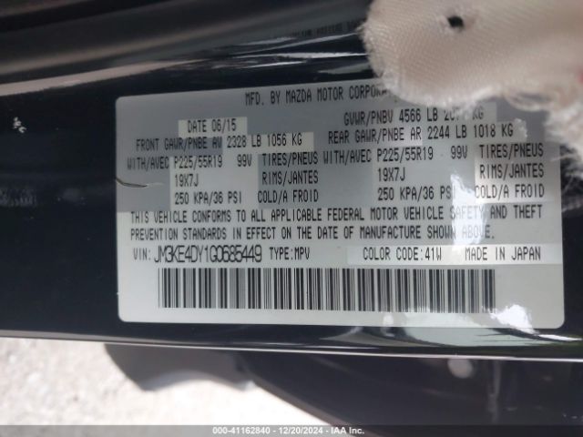 JM3KE4DY1G0685449 Mazda Cx-5 Grand Touring