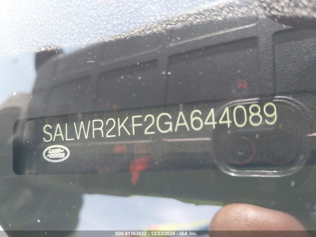SALWR2KF2GA644089 Land Rover Range Rover Sport 3.0l V6 Turbocharged Diesel Hse Td6