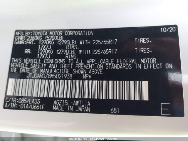 JTJDARDZ8M5021938 Lexus NX 300