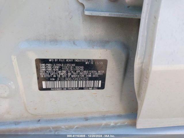 JF1GJAB62GH005978 Subaru Impreza 2.0i Premium