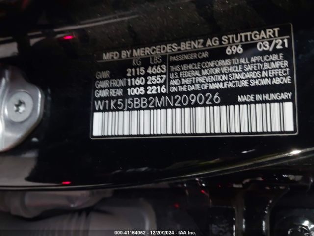 W1K5J5BB2MN209026 Mercedes-Benz Amg Cla 35 4matic
