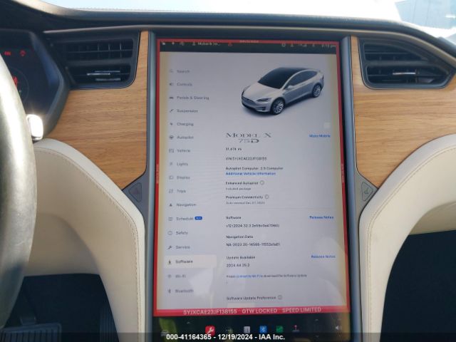 5YJXCAE23JF138155 Tesla Model X 100d/75d/p100d