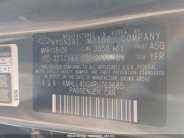 Hyundai ELANTRA SE 2024 KMHLL4DG4RU769685 Image 9