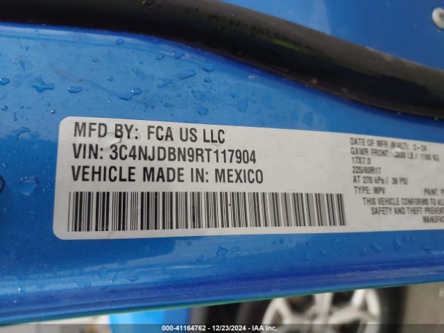 3C4NJDBN9RT117904 Jeep Compass Latitude 4x4