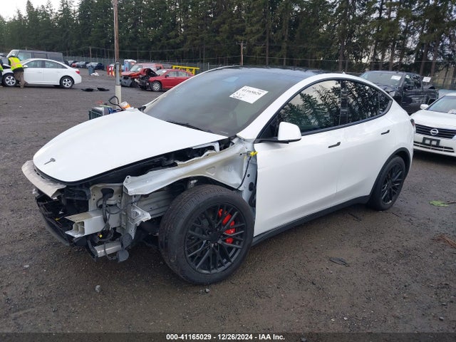 2021 TESLA MODEL Y 5YJYGDEE4MF173747 Photo 1