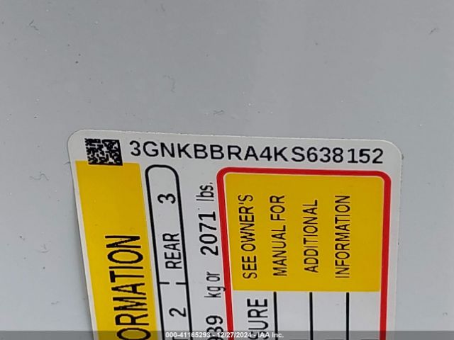 3GNKBBRA4KS638152 Chevrolet Blazer