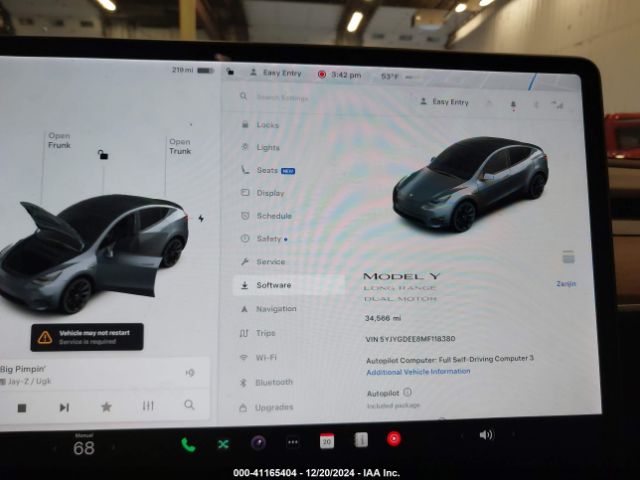 5YJYGDEE8MF118380 Tesla Model Y Long Range Dual Motor All-wheel Drive
