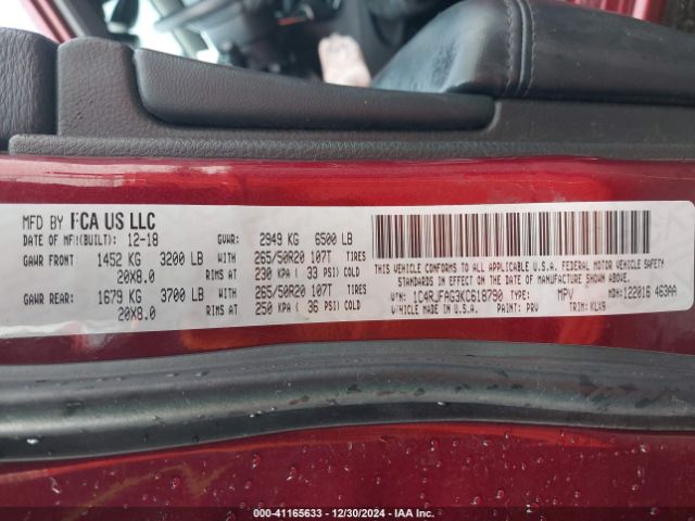 1C4RJFAG3KC618790 Jeep Grand Cherokee Altitude 4x4