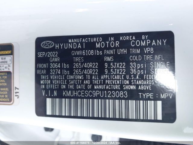 KMUHCESC9PU123083 Genesis Gv80 3.5t Awd