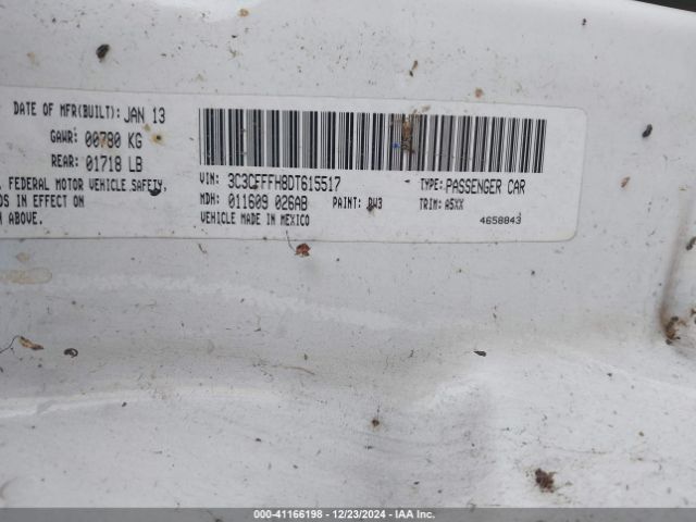 2013 FIAT 500 3C3CFFFH8DT615517 Photo 8
