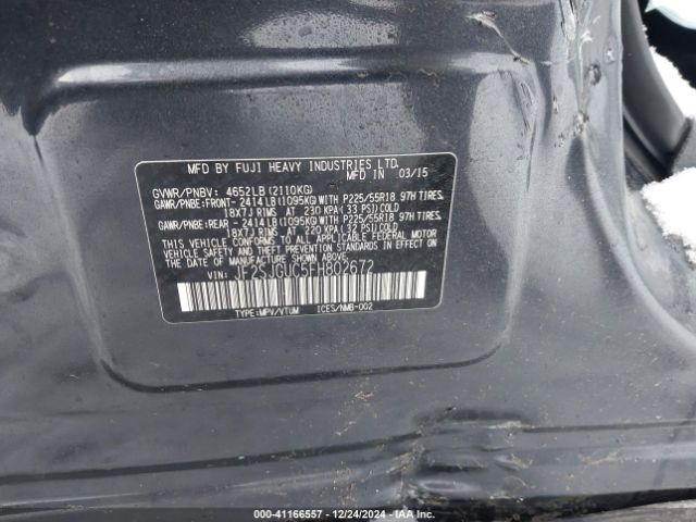 JF2SJGUC5FH802672 Subaru Forester 2.0xt Touring