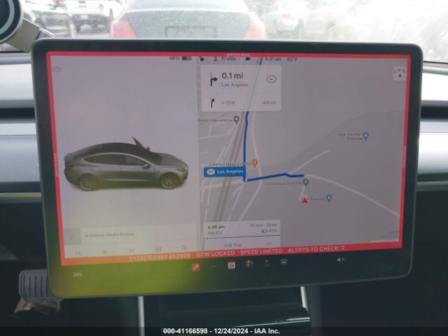 5YJ3E1EB8KF492926 Tesla Model 3 Long Range/performance
