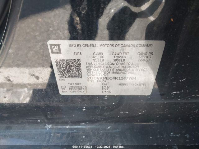 2019 CHEVROLET SILVERADO 1500 LD 2GCVKPEC4K1147764 Photo 8