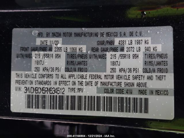 3MVDMBCM5RM634512 Mazda Cx-30 2.5 S Preferred Package