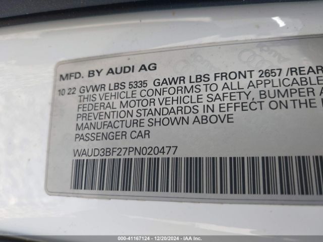 2023 AUDI A6 SEDAN WAUD3BF27PN020477 Photo 8