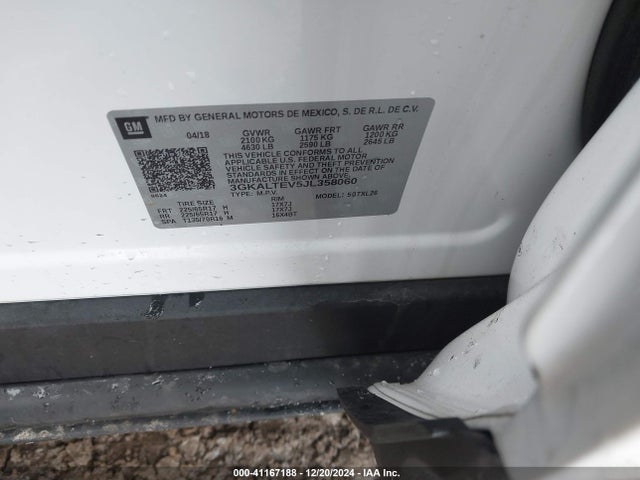 3GKALTEV5JL358060 GMC Terrain Sle
