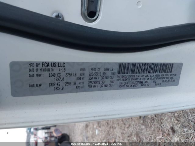 3C4PDDGGXJT370938 Dodge Journey Crossroad Awd